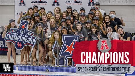 Houston Women Win 5th-Straight AAC Title, SMU Takes Men's AAC Crown