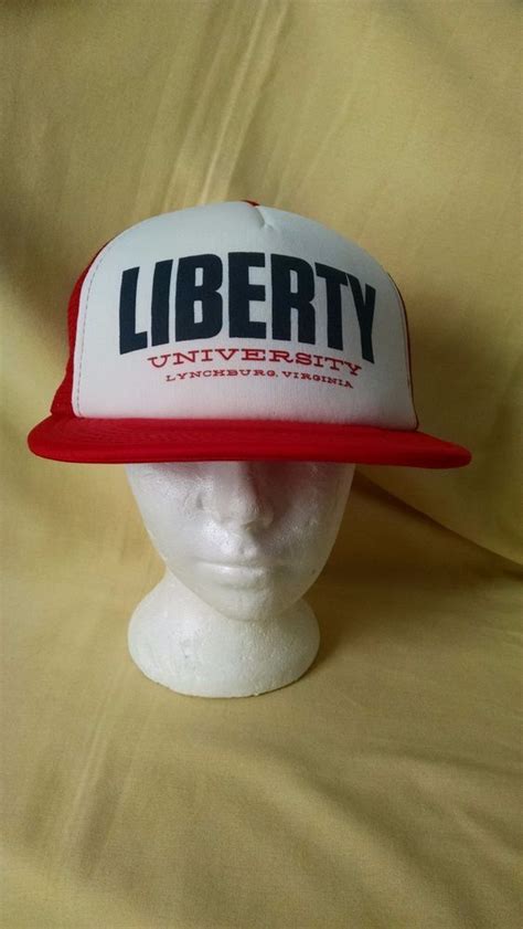 LIBERTY UNIVERSITY HAT VINTAGE FOAM RED MESH LYNCHBURG VA ADJ SNAPBACK BALL CAP #Unbranded # ...