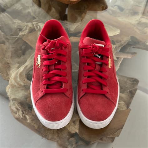 Puma Red Suede Sneakers - Gem