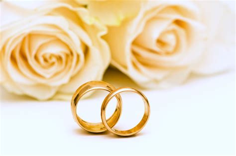 wedding, Rings, Roses, Flowers, Gold, Lovers, Yellow, Romance, Emotions, Marriage, Couple, Girls