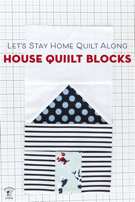 Paper Pieced House Quilt Blocks; Quilt Along Week 2 | Polka Dot Chair