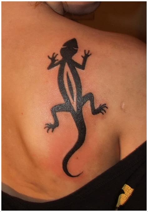 black lizard tattoo design - Design of TattoosDesign of Tattoos