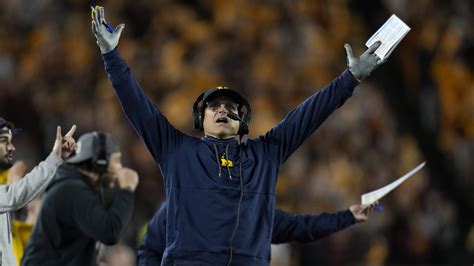 Michigan's Jim Harbaugh to serve out suspension; Big Ten to close ...