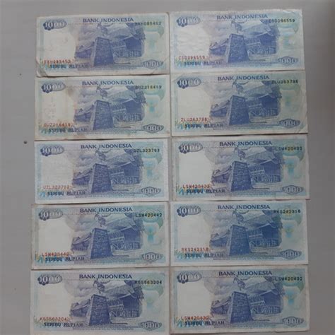 Jual Uang 1000 seribu rupiah tahun 1992 kondisi VF harga per lembar ...