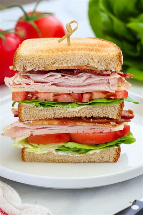 Turkey Club Sandwich - Simply Home Cooked