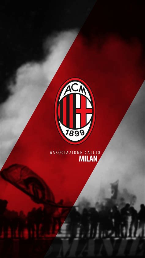 View Ac Milan Logo Wallpaper PNG