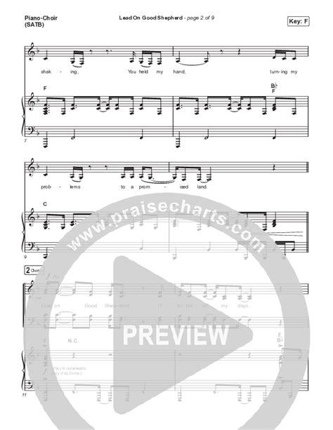 Lead On Good Shepherd Sheet Music PDF (Patrick Mayberry / Crowder) - PraiseCharts