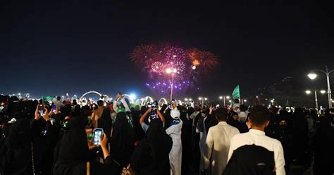 Fireworks Light Saudi Arabia’s Skies on 93rd National Day