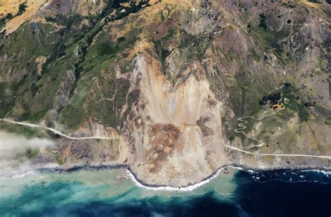 Photo of the Week: Highway 1’s Epic Landslide, Before and After - Gift ...