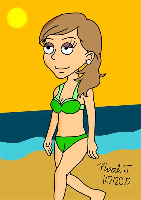 Gina on the beach by NoahMica on DeviantArt