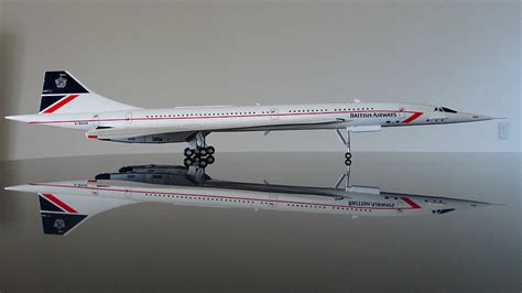 Concorde Britsh Air -- Plastic Model Airplane Kit -- 1/144 Scale ...