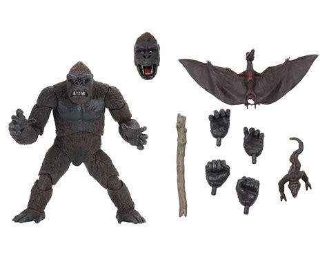 NECA Ultimate King Kong 7” Scale Action Figure Toy - Skull Island Edition - Walmart.com