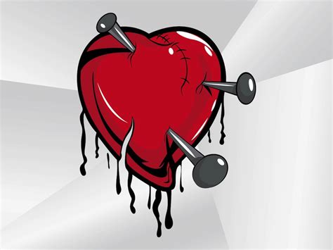 Broken Heart Cartoon Vector Art & Graphics | freevector.com