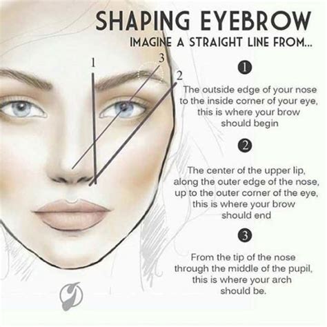 Simple Eyebrow Tips That Will Help You Get The Perfect Eyebrow Shape ...