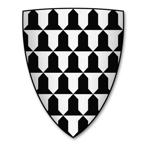 K-078-Coat of Arms-WARD-Robert de la Ward ("Robert de la Warde ...