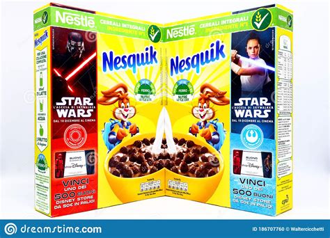 NESQUIK Cereals Box for the Movie STAR WARS the Rise of Skywalker Editorial Image - Image of ...