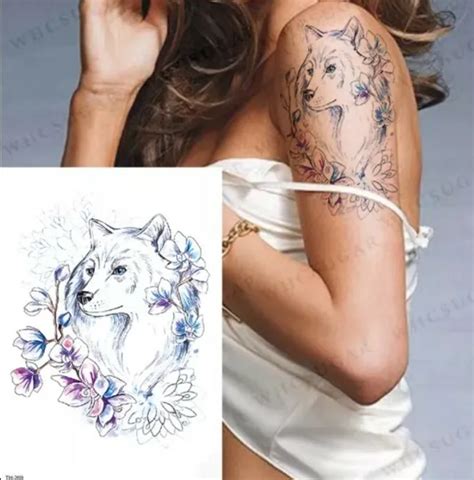 Wolf Tattoo Back Girl