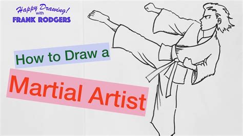 How to Draw a Martial Artist - Illustration Live with Frank Rodgers - YouTube