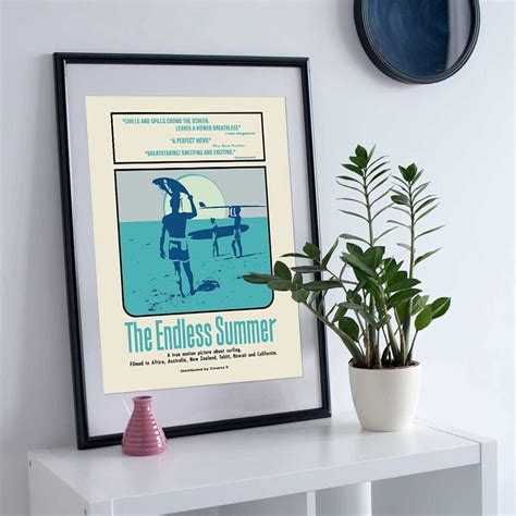 The Endless Summer Movie Poster Art Print, 1966 Surfing Movie ...