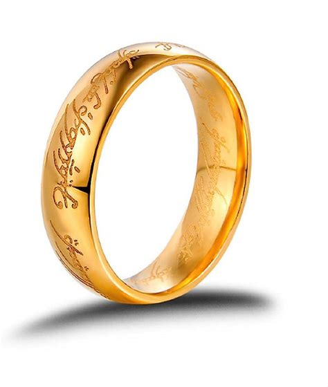 What does it say on the lord of the rings ring - hopdevan