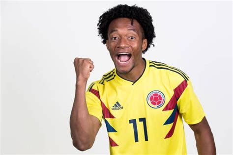 Juan Cuadrado of Colombia poses for a portrait during the offici… | Federacion colombiana de ...