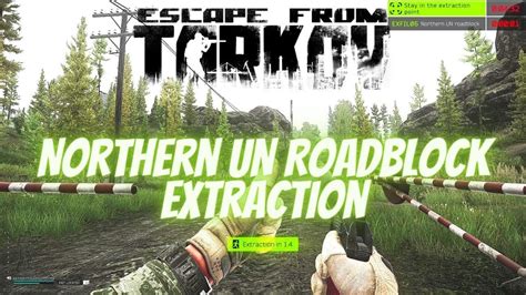 Northern UN Roadblock Extraction Woods PMC - Escape From Tarkov - YouTube