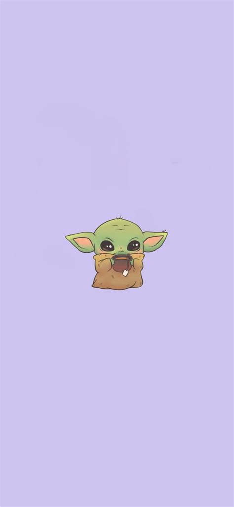 【ベストコレクション】 kawaii baby yoda wallpaper cartoon 131177 - Bestpixtajpindy