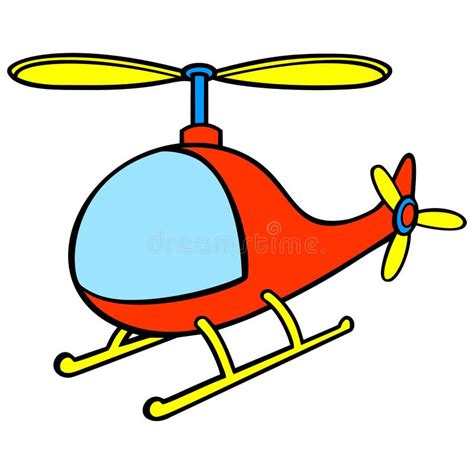 Helicopter Cartoon stock vector. Illustration of vector - 139973946