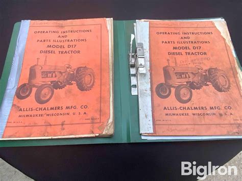 Allis-Chalmers Manuals BigIron Auctions