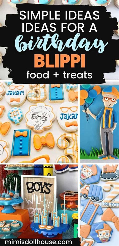 Blippi Cakes, Cookies + Desserts - Mimi's Dollhouse