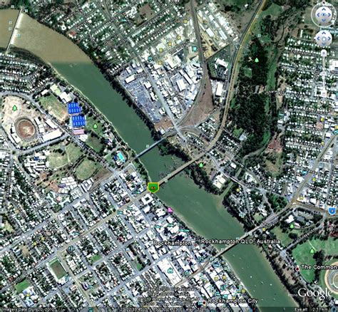 Rockhampton Queensland Australia Map