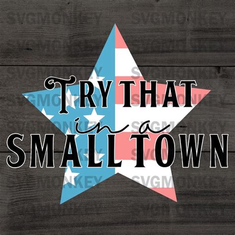 Small Town Country Music Song SVG Sublimation SVG PNG EPS DX - Inspire ...