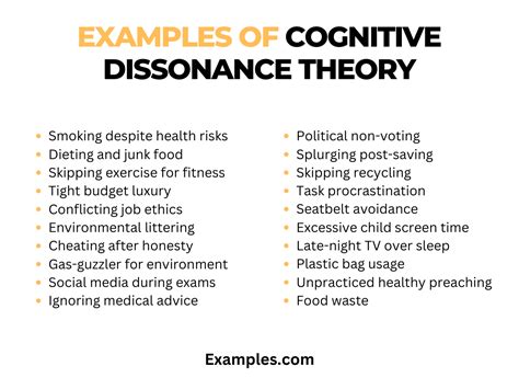 Cognitive Dissonance Theory - 19+ Examples