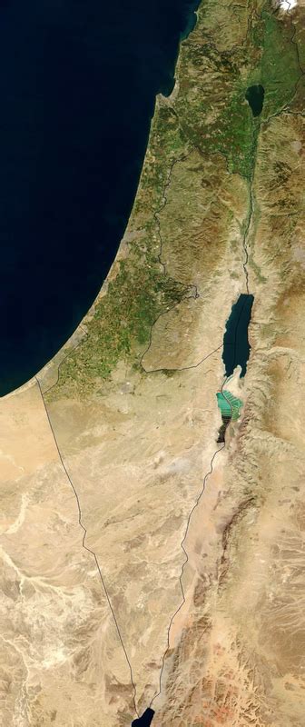 Satellite Image of Israel image - Free stock photo - Public Domain ...