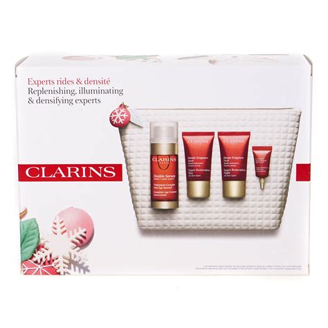 CLARINS DOUBLE SERUM 30ml Gift Set Super Restorative Anti Ageing ...