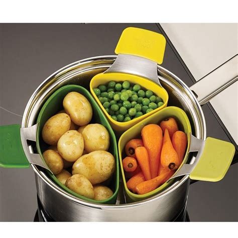 3 Set Stainless Steel Food Steamer in 2021 | Steamer recipes, Cooking, Steam cooker