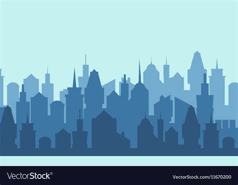 Set of cityscape background Royalty Free Vector Image