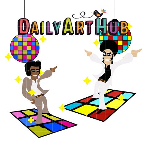 70’s Disco Clip Art Set – Daily Art Hub // Graphics, Alphabets & SVG