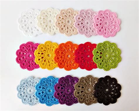 Crochet Coasters, Drink Coasters, Custom Coasters, Home Decor, Table ...