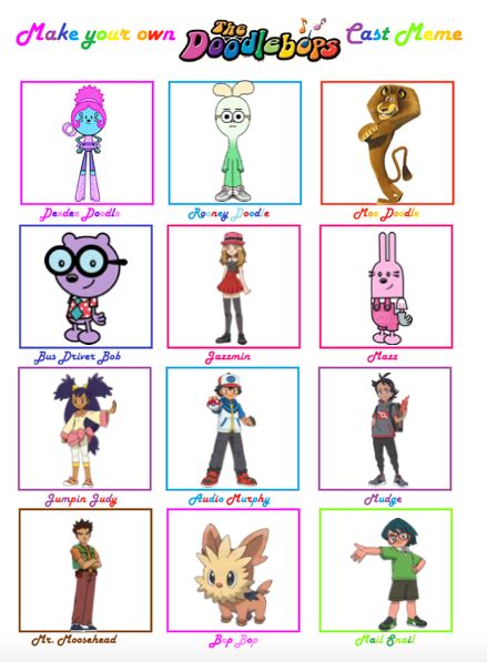 My The Doodlebops Cast (NEW EDITION) by ALEXLOVER366 on DeviantArt