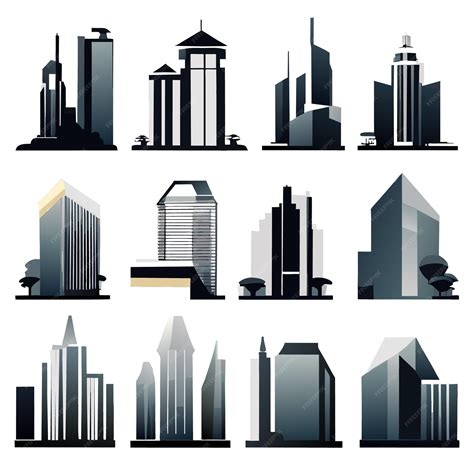 Premium Vector | City buildings vector graphic in clean eps format