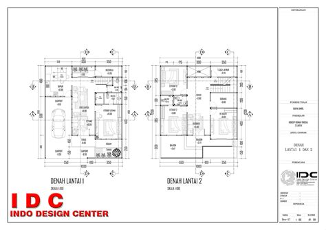 Tren Gambar Kerja Rumah 2 Lantai Dwg Terbaik Desain Rumah - Riset