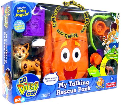 Amazon.com: Fisher-Price Go Diego Go My Talking Rescue Pack: Toys & Games