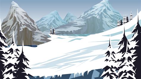 Snowy Mountain Landscape Background 25669706 Vector Art at Vecteezy