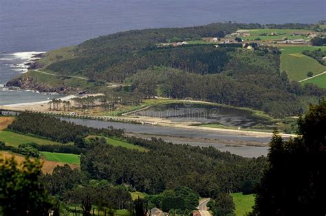 Beach Of Navia Asturias Spain Stock Image - Image of sanitary, comfortable: 95352303