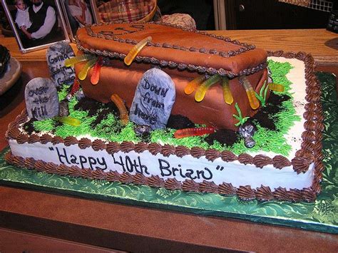 Coffin Cake for Halloween