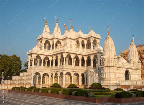 ISKCON Temple at Ahemedabad, India Stock Photo | Adobe Stock