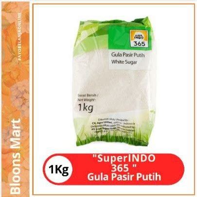 Jual Gula Pasir Putih SUPER INDO 365 | Gula Putih 1Kg / 1000gr | Shopee Indonesia