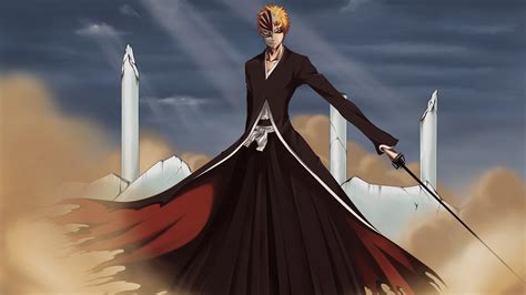 Bleach Kurosaki Ichigo Bankai Hollow Dust Palace Wallpaper - Ichigo ...