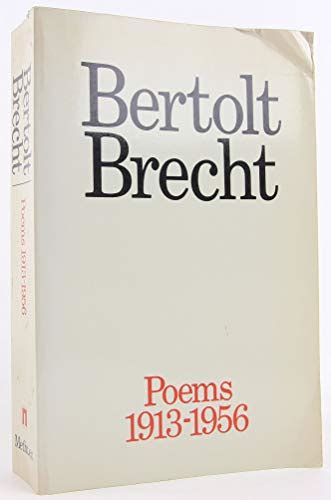 Bertolt Brecht Poems 1913 1956 - AbeBooks